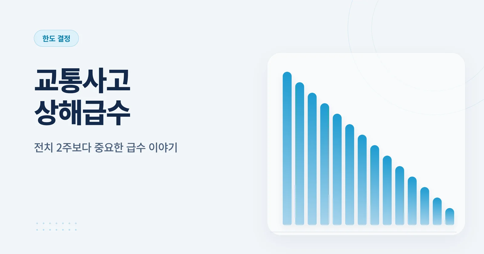 교통사고 상해급수